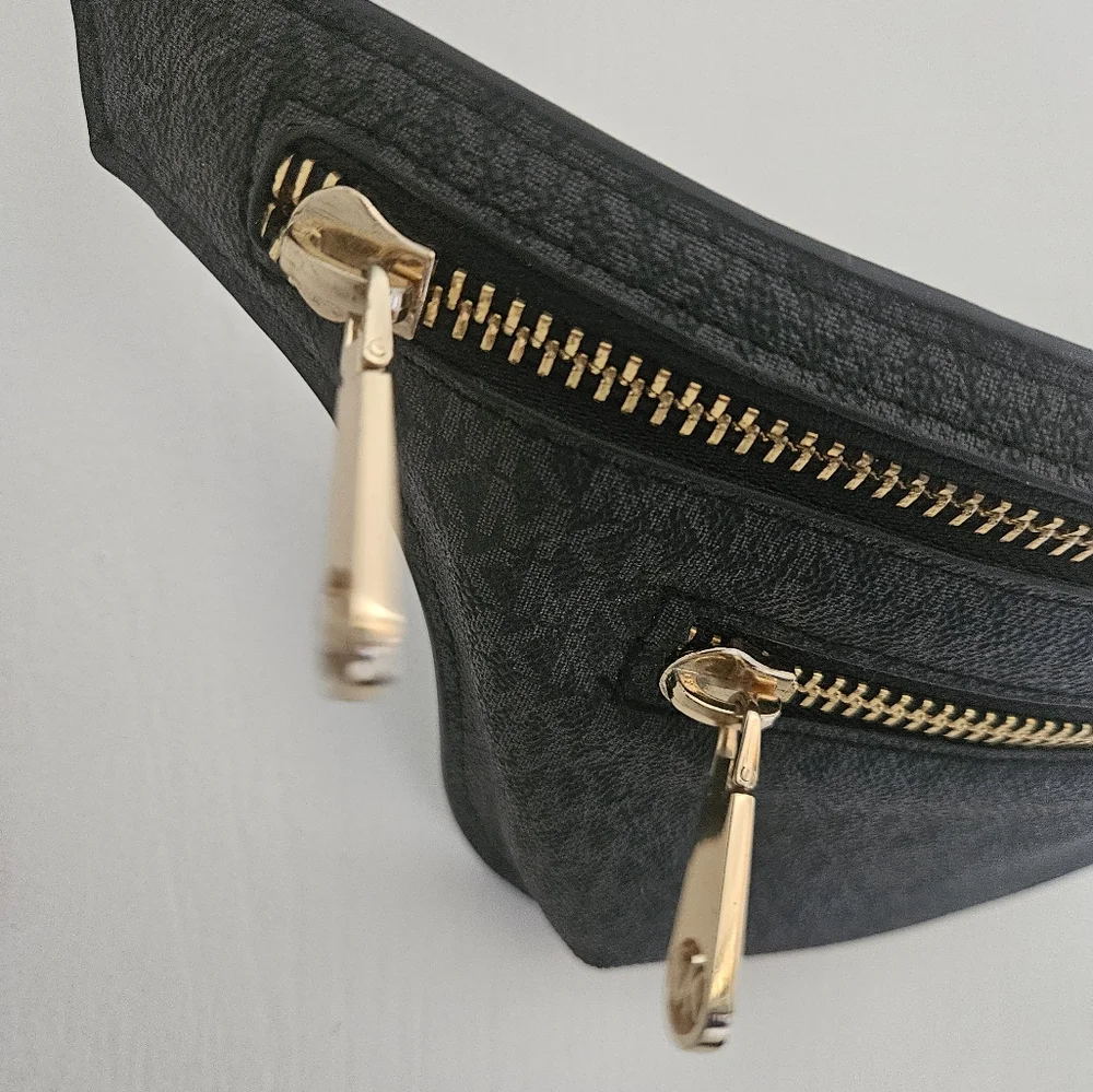 Michael kors logo double-zip fanny pack